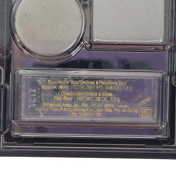 Elizabeth Arden Eyeshadow Duo (Sparkle & Jewel)‎ & Cheekcolor (Pink Glow) NEW - Picture 3 of 3